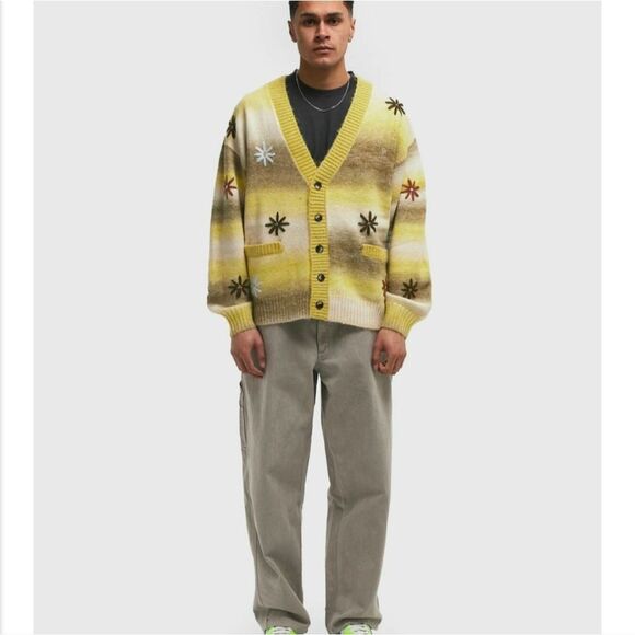 Patta Peace & Love Knitted Cardigan Sweater (L) - Picture 2 of 8